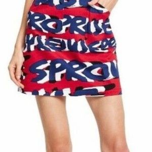 Stephen Sprouse for Target Graffiti Mini Skirt NWT